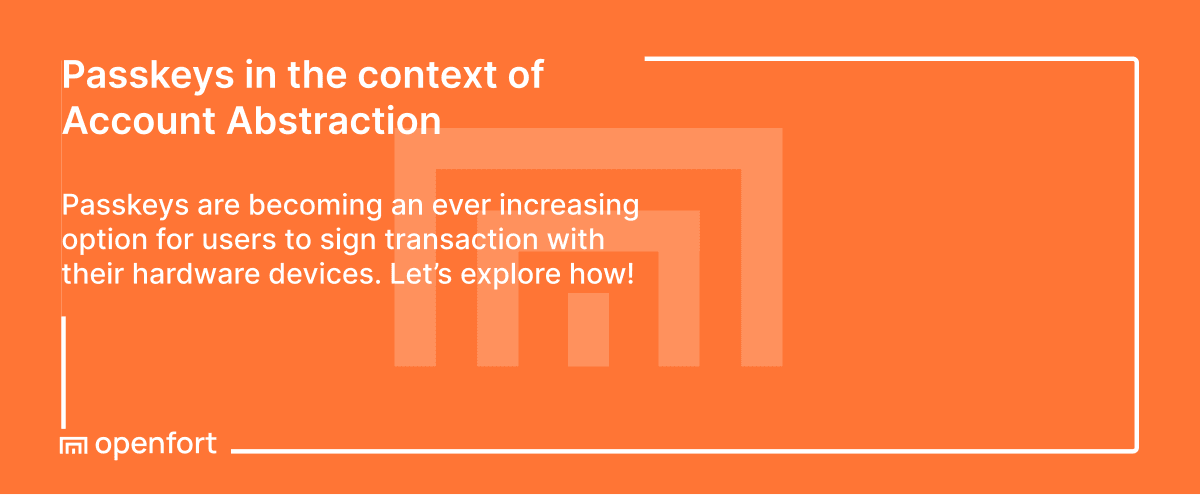 Passkeys and Account Abstraction