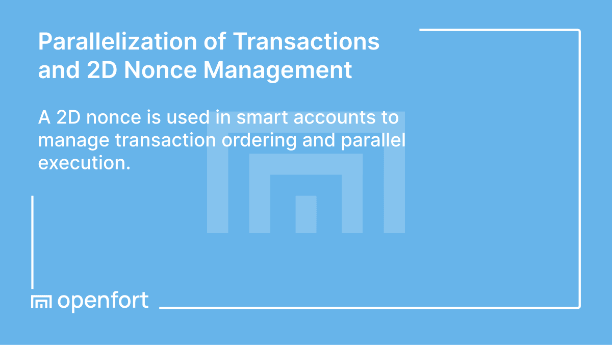 2D Nonce: Transaction Parallelization