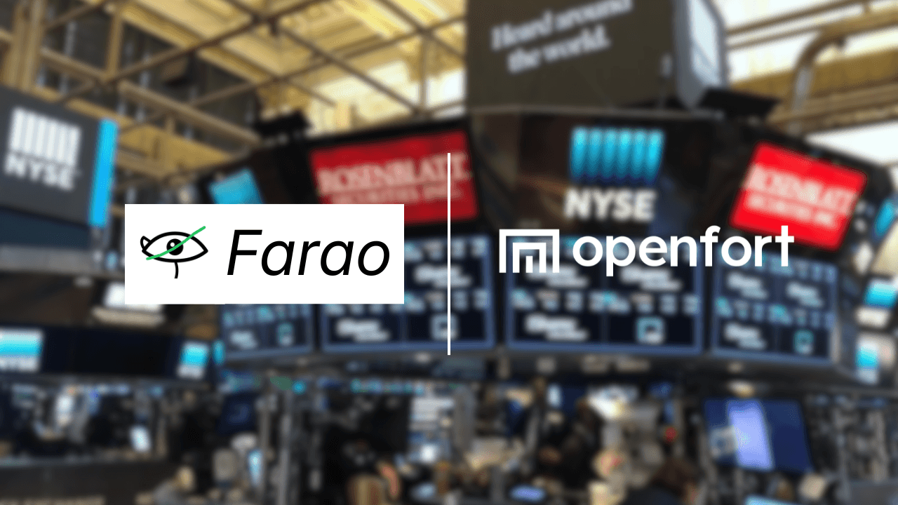 Farao mobile trading app powered by Openfort