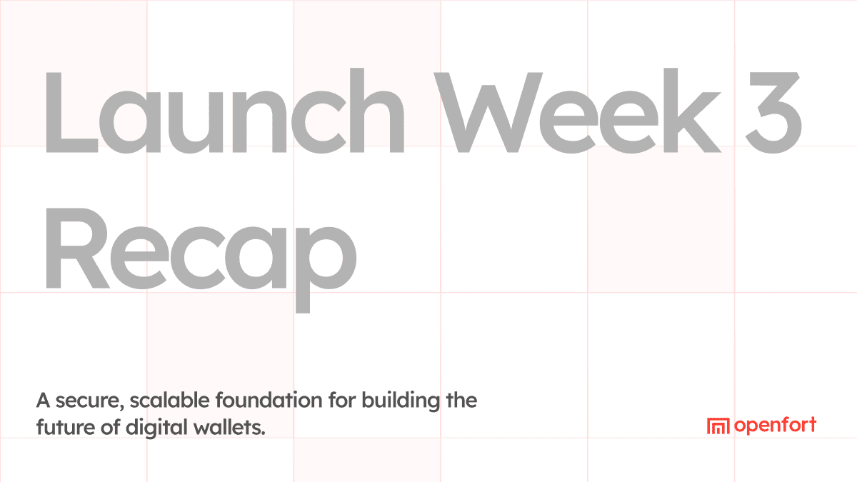 Recap: Launch Week 03