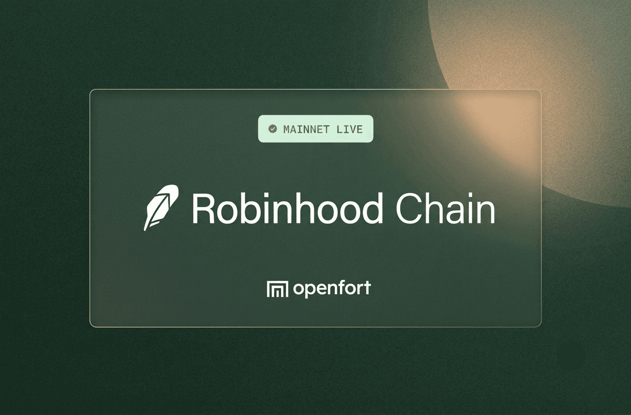 Openfort adds Robinhood Chain support