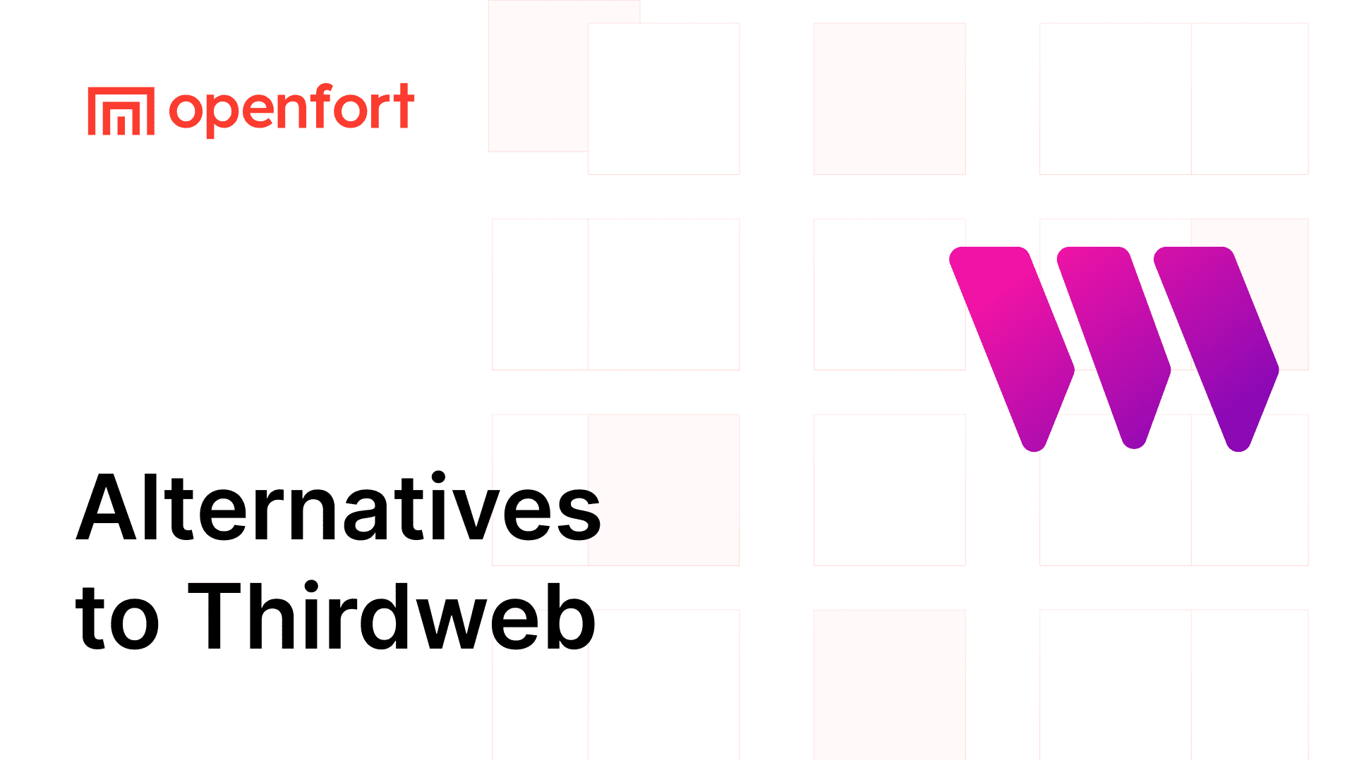 Top 7 Thirdweb Alternatives in 2026
