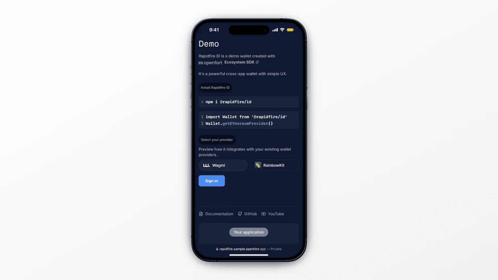 Cross-app wallet