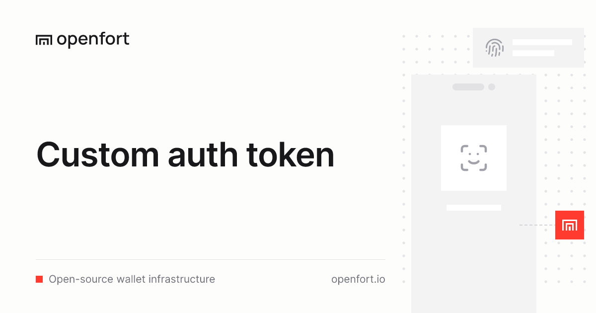 Custom auth token ⋅ Openfort