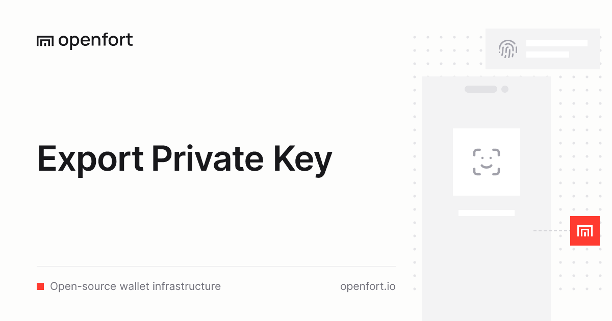Export Private Key ⋅ Openfort