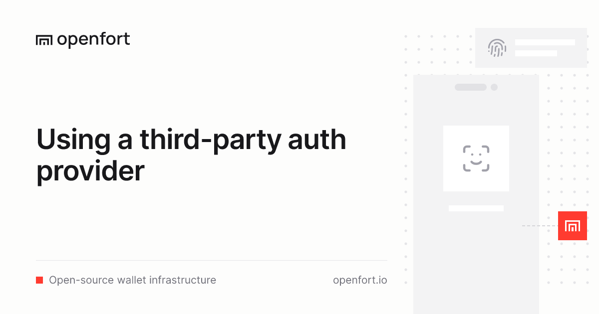 Using a third-party auth provider ⋅ Openfort