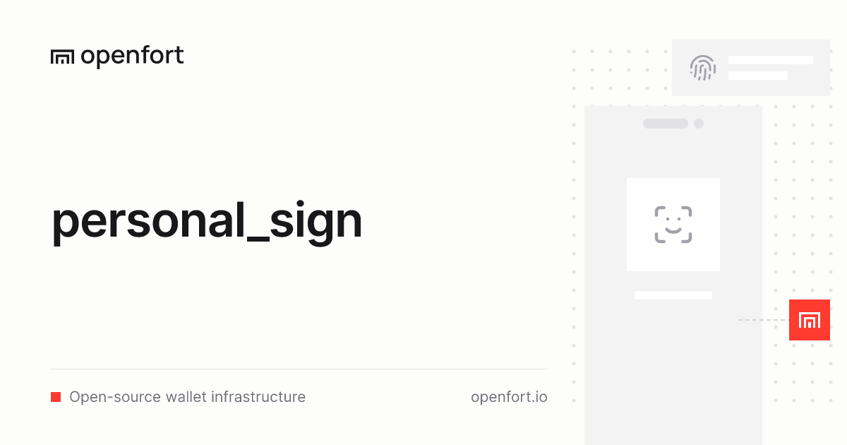 personal_sign ⋅ Openfort